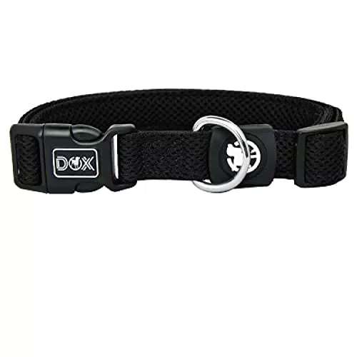DDOXX Hundehalsband Air Mesh, verstellbar, gepolstert