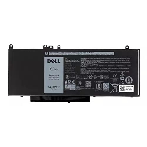 Dell Akku 62 Wh 4 Zellen Latitude E5270 E5470 E5570 Precision 15 3510 P48F P62G P23T Typ: 6MT4T 7V69Y TXF9M HK6DV K3JK9 CHWGG