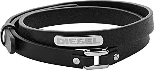 Diesel Armband Für Männer, 18 Cm - 19, 5 Cm Braunes Lederarmband
