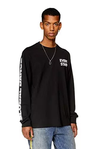 Diesel Herren T-just-ls-l3 T-Shirt, 900-0efan, Small