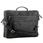 DONBOLSO Laptoptasche San Francisco 17 Zoll Leder, Umhängetasche für Laptop