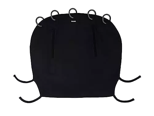 Dooky - Sonnenschutz für Kinderwagen, Buggy & Babyschale - Schwarz - Sonnensegel Wetterschutz