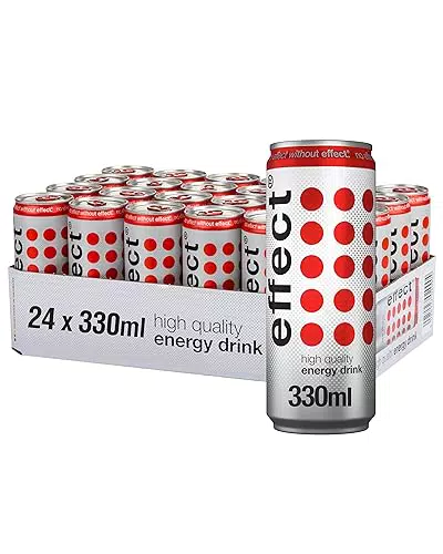 effect CLASSIC Energy Drink - 24 x 0, 33l Dose - Koffeinhaltiger Energie Drink mit dem klassischen effect Geschmack - Die perfekte Erfrischung für den Alltag