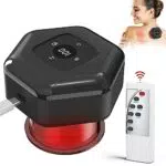 Elektrisches Schröpfset mit Fernbedienung, zerotop Elektrisches Schröpftherapiegerät mit 16 Gängen Vakuum Schröpfmassagegerät wiederaufladbares Schröpftherapie Set für den Nacken