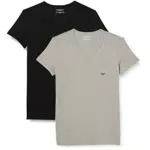 Emporio Armani Herren 111512cc717 T Shirt 2er Pack, Schwarz