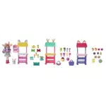 Enchantimals HHC17 - City Tails Bauern-Markt Spielset mit Hasen-Mädchen Becker Bunny Puppe und Hasen-Figur Lop