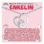Enkelin Kette Einhorn Geschenke Geschenk Einhörner Halskette Geschenk zum Geburtstag Geburtstagsgeschenk Geschenkideen Herz Schmuck Frauen Besondere Sinnvolles Liebesgeschenke zu Weihnachten