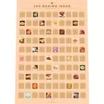 Enno Vatti 100 Baking Ideas Scratch Off Poster Bucket List fürs Backen zu Hause