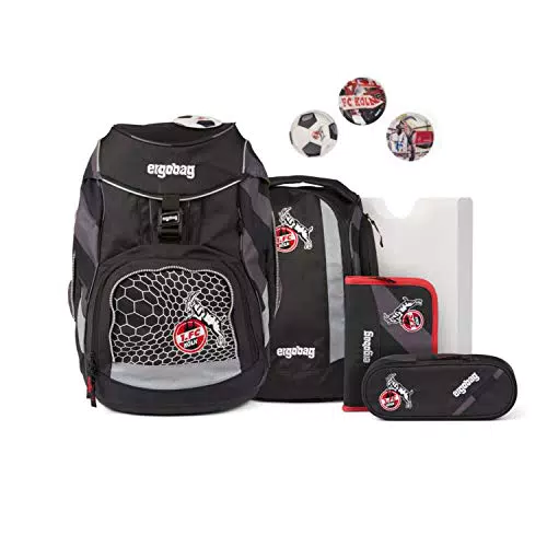 ergobag pack Set ergonomischer Schulrucksack Flexibel 6-teilig 1. Klasse Grundschule