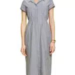 ESPRIT Damen 053EO1E324 Kleid, 402/NAVY 3, 38