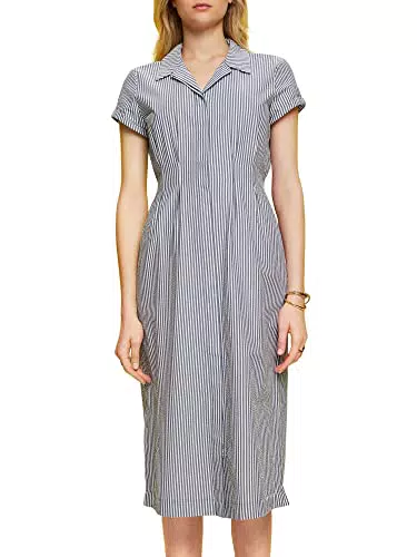 ESPRIT Damen 053EO1E324 Kleid, 402/NAVY 3, 38