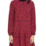 ESPRIT Damen 102ee1e325 Kleid, Dark Red