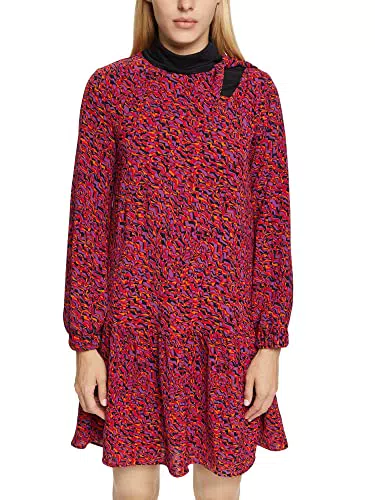 ESPRIT Damen 102ee1e325 Kleid, Dark Red
