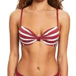 ESPRIT Damen Brela Beach Rcs Pad.plunge Bikini, Dark Red 3