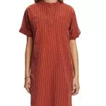ESPRIT Gestreiftes Mini-Hemdblusenkleid