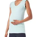 ESPRIT Maternity Damen Sleeveless T-shirt T Shirt, Pale Mint - 356