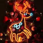 Eufrozy Hirsch Neon Sign, Neon Schild for Wall mit 6-stufiges Dimmen mit Memory-Funktion