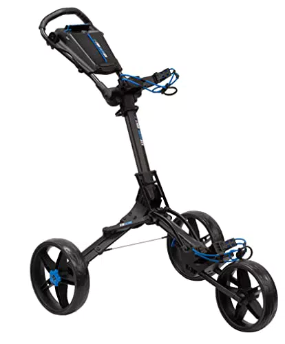EzeGlide Bolt2 Golf Trolley, Mattschwarz und Blau, Einheitsgröße