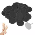 Feet Grinder Schleifpapier, 50 Stück Elektro Kallus Entferner Sandpapierscheiben Pediküre Werkzeug Ersatz Zubehör mit Welle