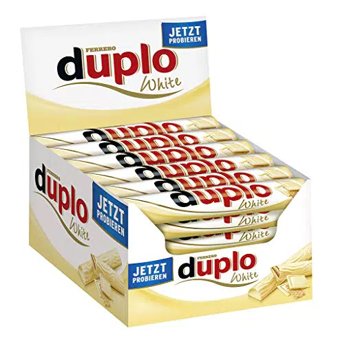 Ferrero duplo White Schmeckt knusperleicht 1 Packung mit je 40 Einzelriegeln