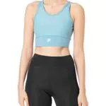 FILA Damen FAW0201 Sport-BH, Adriatic Blue