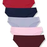 FINETOO 6er Pack Damen Seamless Slips Nahtlo Hipster Unsichtbare Unterhosen Sexy Unterwäsche Bequem Dessous Frauen Panties Bikini Mehrpack XS-X