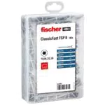 fischer ClassicFast Meisterbox - Sortimentsbox mit Spanplattenschrauben - Für Anwendungen in Holzbaustoffen im Innenraum - Senkkopf - Teilgewinde - Torx - blauverzinkt - 110 Teile - Art.-Nr. 562280
