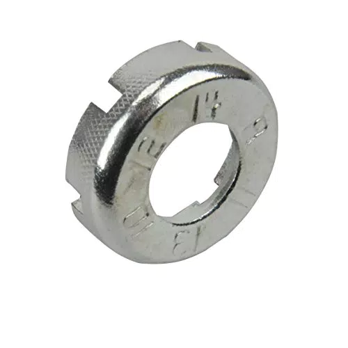 FISCHER Unisex Fischer Fahrrad 85521 Nippelspanner, silber