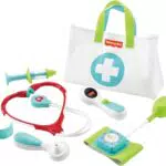 FISHER-PRICE Arzttasche - Spielzeug-Arztkoffer mit 7 medizinischen Spielzeugen