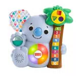 Fisher-Price GRG67 -BlinkiLinkis Koala, musikalisches Lernspielzeug für Babys und Kleinkinder