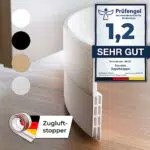 five dots Türdichtung Zugluftstopper für Türen aus Silikon - hält Wärme im Raum und stoppt Zugluft unter der Tür - Luftzugstopper für Türen als Kälteschutz
