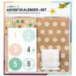 folia 9396 - Adventskalender Set Nature, mit 24 lebensmittelechten Papiertüten je 10 x 17