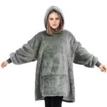 FOME Blanket Hoodie, Oversized Hoodie Sweatshirt Decke für Frauen Männer