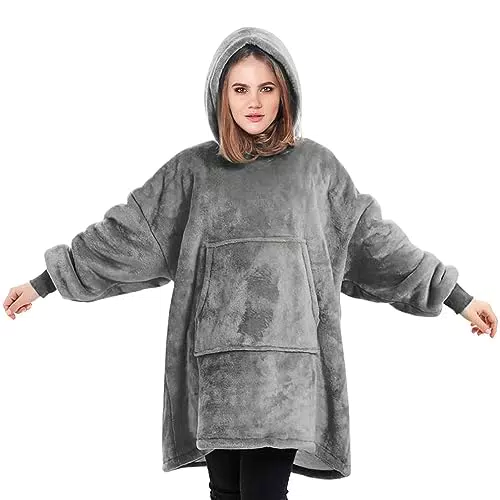 FOME Blanket Hoodie, Oversized Hoodie Sweatshirt Decke für Frauen Männer
