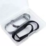 Freude 8 Stück Stiftehalter, Metall Pen Loop Edelstahl Pen Holder für Tagebuch