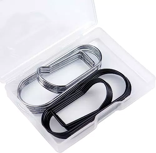 Freude 8 Stück Stiftehalter, Metall Pen Loop Edelstahl Pen Holder für Tagebuch