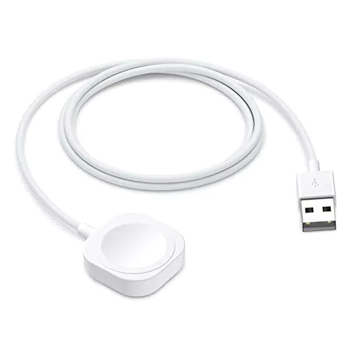 fuvoki Apple Watch Ladekabel, 1, 5M Magnetisches iWatch Ladegerät für Apple Watch Series 9 8 7 6 5 4 3 2 SE Ultra - Weiß