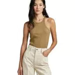 G-STAR RAW Damen Italian Army Ultra Slim Tanktop, Beige