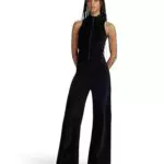 G-STAR RAW Damen Velvet Jumpsuit, Schwarz
