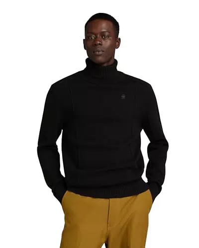 G-STAR RAW Herren Structure Turtle Knitted Pullover