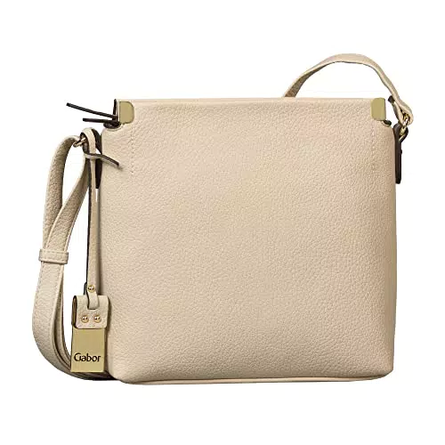 Gabor bags Gela Damen Shopper Umhängetasche Reißverschluss Mittelgroß Beige