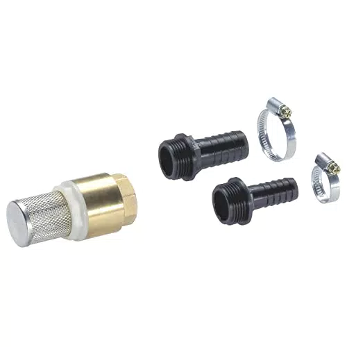 Gardena Saugfilter mit Rückflussstopp, 19 mm / 25 mm : Effizienter Schlauchfilter zum Anschluss an den Saugschlauch