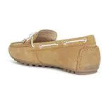 Geox Damen D Leelyan C Mokassins,Caramel White