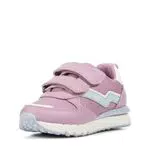 Geox J FASTICS Girl Sneaker, DK PINK/Aqua