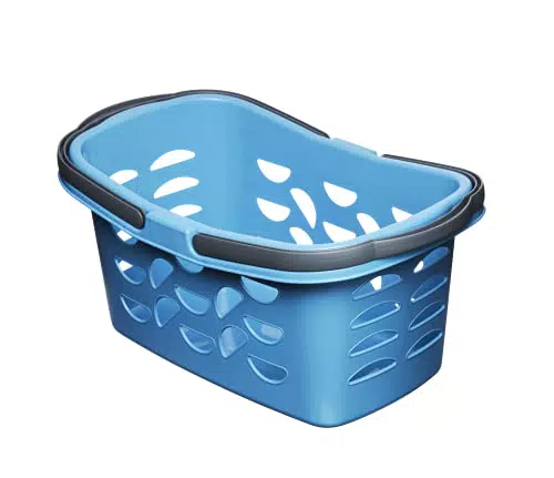 Gies Einkaufskorb 8l, BPA frei blau - Made in Germany