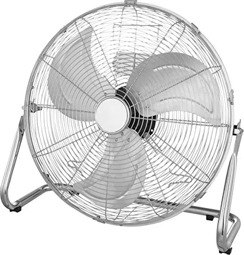 Globo Stand Boden Tisch Steh Stand Ventilator 79 Watt 3 Stufen Klima Luftkühler Windmaschine Chrom 0313 Van