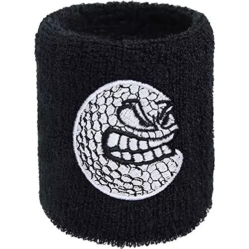Golf Schweissband Golfball Stickerei Bestickt & Absorbierendes Frottee Designer Schweißband