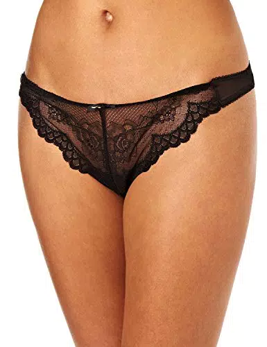 Gossard Damen Plunge BH Superboost Lace Plunge Bra, Schwarz