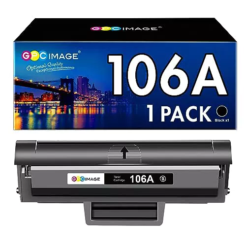 GPC IMAGE Kompatible für HP 106A Toner W1106A Schwarz für Laser 107w MFP 135wg 137fwg 135w 137fnw 135a 107a 107r 135r Druckerpatrone