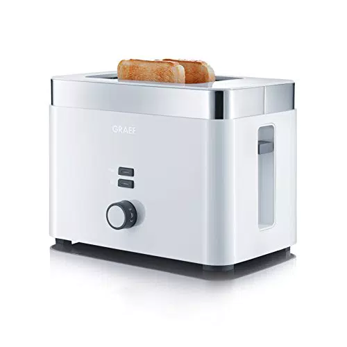 Graef Toaster TO 61, weiß, 27 centimeters l x 18 centimeters w x 19.3 centimeters h